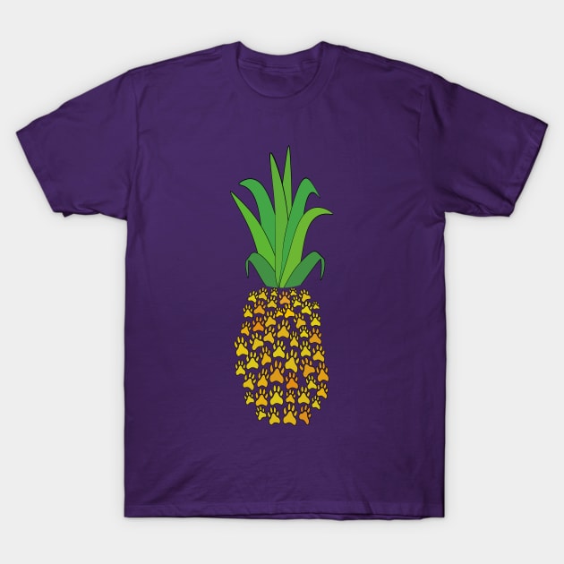 Pineapple Paws T-Shirt by BennyBruise